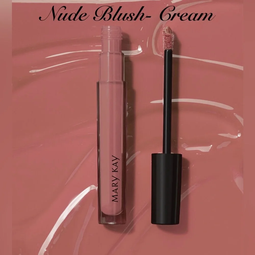 NWT Mary Kay Unlimited Lip Gloss NUDE BLUSH Cream Finish Shine Tan Pink Mauve